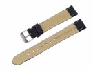 S51928 SORT SKINNREIM MED CROCO MØNSTER OG SHINY OVERFLATE - BREDDE: 16 MM thumbnail