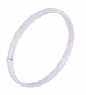 07183RH OVAL ARMRING I RODINERT SØLV - BREDDE: 6 MM thumbnail