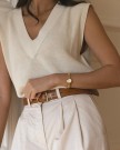 MB0181 MOCKBERG DAMEUR  ANTIQUE GULLFARGET - DIAMETER: 24 MM thumbnail