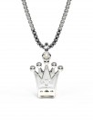 42703 EMALJE ANHENG MED HVIT PRINSESSE KRONE thumbnail