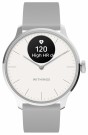 Withings - ScanWatch Light i stål med hvit tallskive-grå reim -Diameter:37 mm - Gratis skinnreim medfølger - Verdi: 698, thumbnail