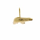 08202 TIE - TACK I GULL - ISBJØRN - 15,5 x 9,5 MM thumbnail