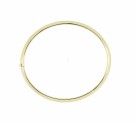 71343FG OVAL ARMRING I FORGYLT SØLV - BREDDE: 5 MM thumbnail