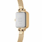 DW00100730 DANIEL WELLINGTON - QUADRO MINI - HVIT TALLSKIVE OG GULLFARGET KASSE MED ZIRKONER - 5,4 x 18,2 MM thumbnail