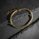 972678 ALEXANDER - UR ARMBÅND I FORGYLT STÅL - BREDDE: 4 MM x LENGDE: 20 + 3 CM thumbnail