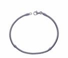 1012731 PANDORA ARMLENKE OKSYDERT SØLV - 21 CM thumbnail