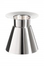 109023 CONE - TELYSEHOLDER I SØLV - H: 7,5 CM thumbnail