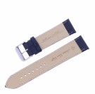 S30970 SORT REIM I KALVESKINN MED KROKODILLE OVERFLATE OG SØM - BREDDE: 22 MM thumbnail