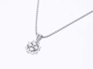 1013086 ANHENG I HVITTGULL MED DIAMANTER 0,24 CT TWSi - D: 8,5 MM thumbnail