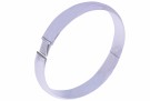 71075RHS OVAL ARMRING I RODINERT SØLV - BREDDE: 12 MM thumbnail