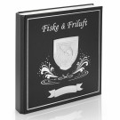 1542 FISKEALBUM MED TINNDEKOR-FORTRYKTE ARK MED PLASS TIL FISKEHISTORIER, SAMT PLASS TIL BILDER - MÅL:22 x 22  thumbnail