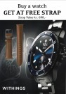 Withings - ScanWatch Nova med blå tallskive - Diameter: 42 mm - Gratis skinnreim medfølger - Verdi: 698,- thumbnail