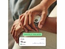 Withings - ScanWatch 2 i stål med hvit tallskive og hvit reim -Diameter: 38 mm - Gratis skinnreim medfølger - Verdi: 698 thumbnail