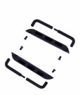 S61467 REIMFESTE ADAPTER I SORT FOR iWATCH - PASSER TIL KASSE: 38, 40, 41 MM - BREDDE PÅ REIM SOM PASSER ER 22 MM thumbnail