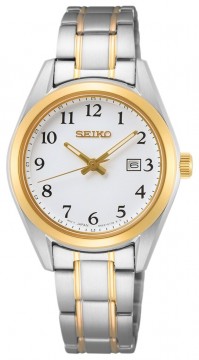 SUR466P1 SEIKO DAMEUR I BICOLOR MED SAFIRGLASS - VANNTETT 100 M - DIAMETER: 30 MM