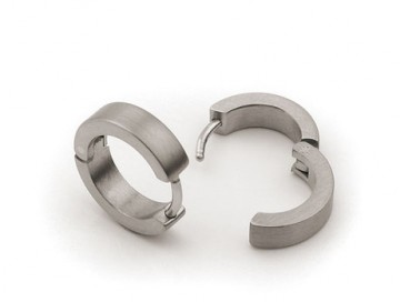 0510-01 BOCCIA - CREOLER I TITAN MED MATT OVERFLATE - BREDDE: 4,5 MM x DIAMETER: 13 MM